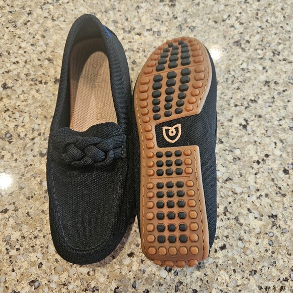 Rothy’s The Driver Black Size 7.5 Loafers Flats Barely Used Excellent Condition - Picture 3 of 3